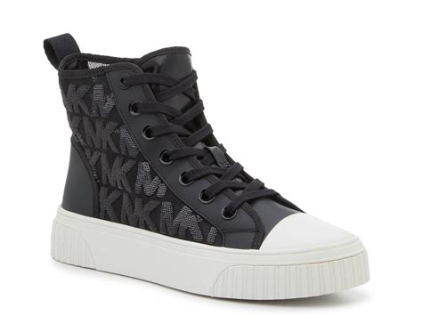 women's michael kors high top sneakers|michael kors gertie high top.